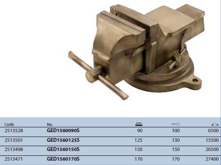 Ê tô 100mm Gedore GED1560090S