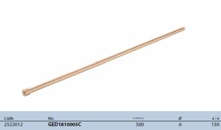 Kim nghe đầu bi 6x500mm Gedore GED1810005C