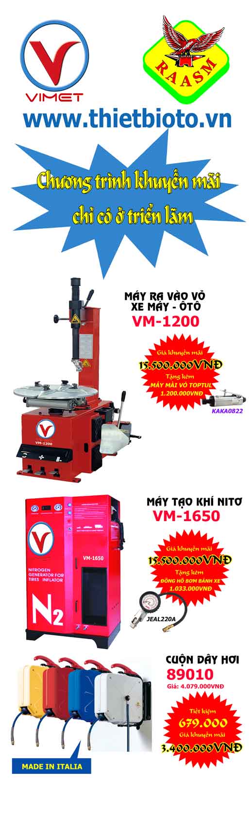 Khuyến mãi chỉ có tại triển lãm
