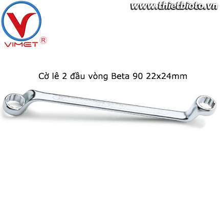 Cờ lê 2 đầu vòng Beta 90 22x24mm